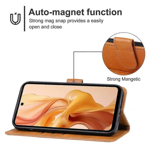 Läderfodral Kompatibel med Ulefone Note 18 Ultra 5G[LD] Brown