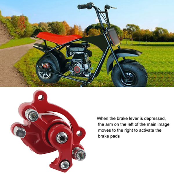 Mini Mekanisk Bakre Höger Skivbroms Ok för Motovox MBX10 MBX11