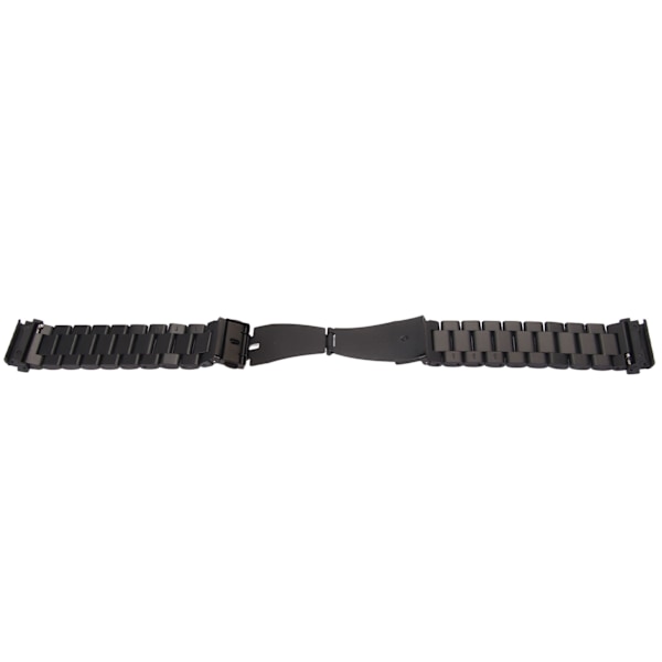 Urrem i rustfrit stål Quick Release urremtilbehør 22 mm pasform til Amazfit Falcon Smart Watch Sort