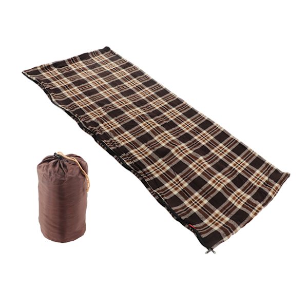 Fleece Sovsäck Bärbar Resa Varm Sovsäck för Vuxna Utomhus Camping Vandring Klättring Kaffe Galler
