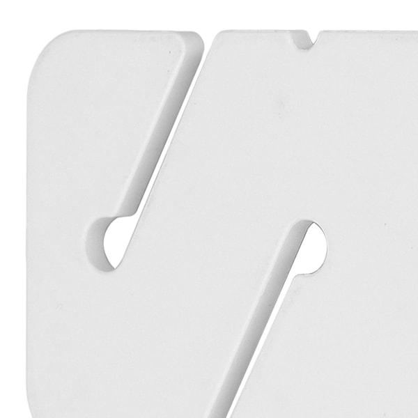 4 stk Scuba Choice Cave Diving Line Marker Kompakt Enkel Synlighed Vragdykning Line Marker Rektangulær Hvid