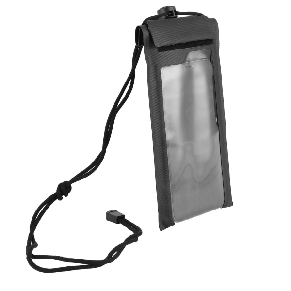 AFISHTOUR Vattentätt telefonfodral TPU Transparent undervattenstelefon torrfodral med rem