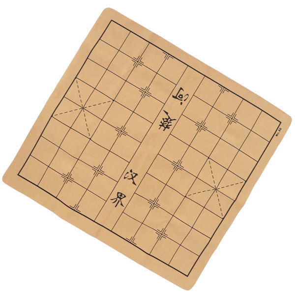 Chinese Chess Board Microfiber Leather Foldable Roll Up Chess Board Mat Travel Friendly Perfect Learning Entertainment Tool