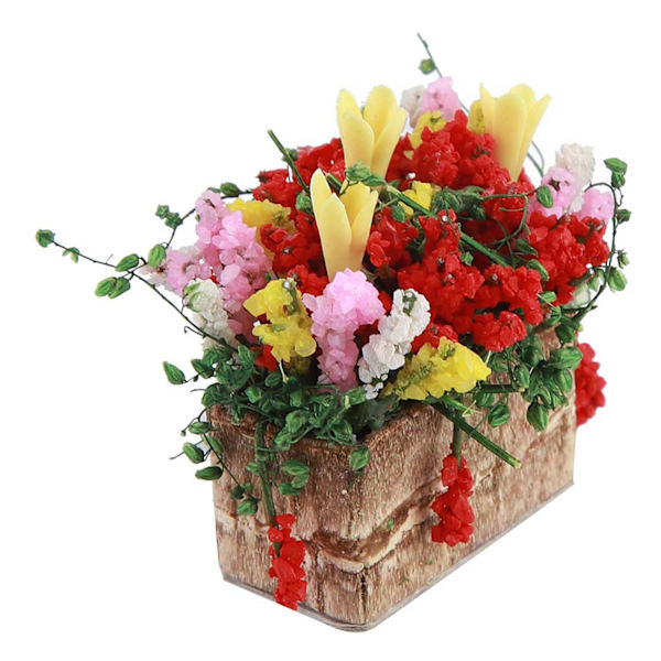 Liten miniatyr blomst potte Dukkehust pynt mini plante