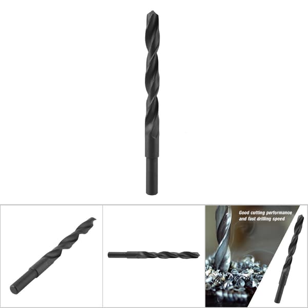 12 mm HSS spiralbor med reduceret skaft
