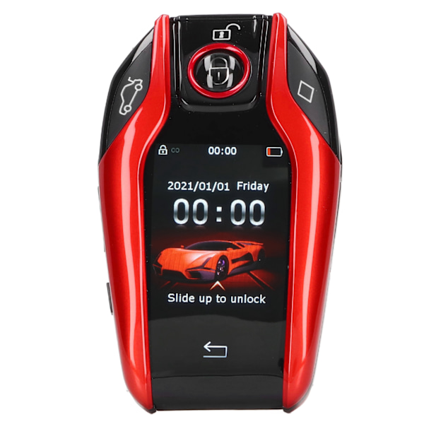 Universal TK800+ LCD-pekskärm Smart Key Fjärrkontroll Keyless Entry för alla Start Stopp Motorknapp Modeller Röd