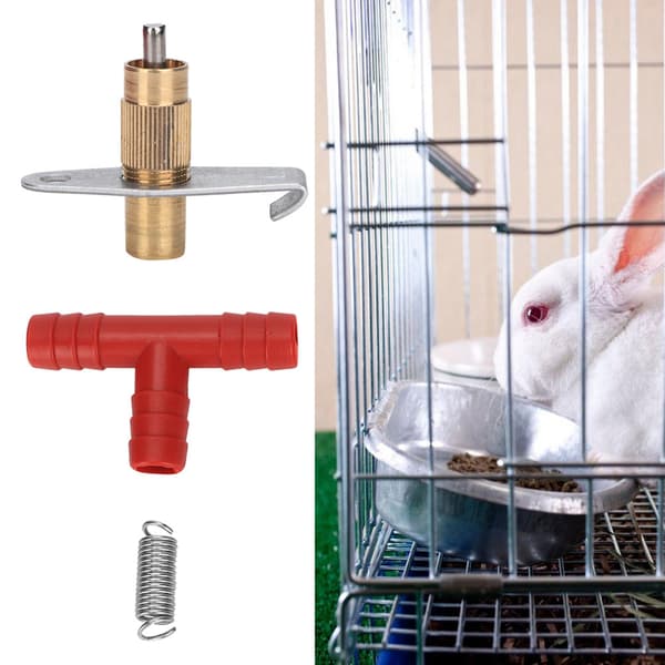 Automatisk Vattendispenser för Kaniner 100 Stycken Husdjurstillbehör