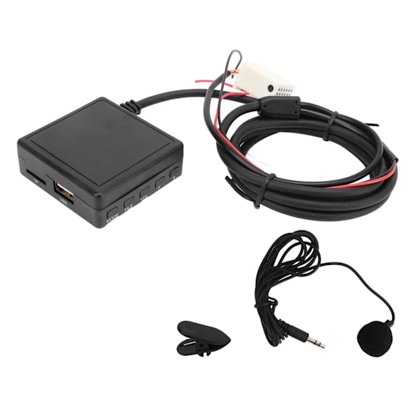 Bluetooth-sovitin AUX-liitäntä Handsfree-puhelut Alhainen melu Vakaa signaali Sopii 3-sarjaan E90 E91 E92 E93 X1 E60