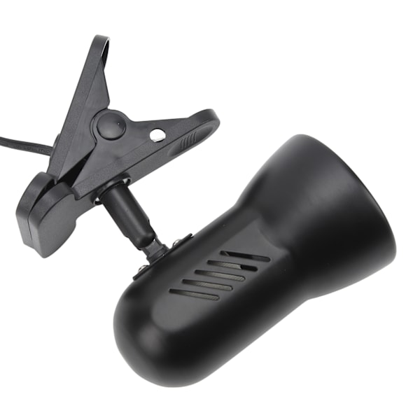 LED-klemme arbejdslampe 360 grader drejeligt hoved E27 Bordlampeholder Plug and Play Clip On Læselampe EU-stik 85‑265V
