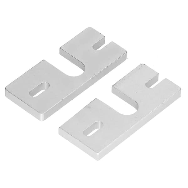 2 stk Hotend Aluminiumplader Rektangel Fast Sandblæsning Ilt 3D-printertilbehør