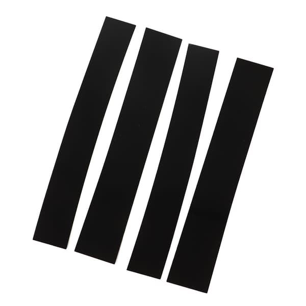 4 stk 4D-stil Pillar Post Trim blank svart speiloverflate Pillar støpte klistremerke erstatning for Escalade 2007-2014