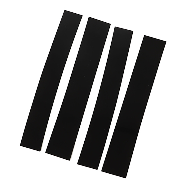4pcs 4D Style Pillar Post Trim Gloss Black Mirror Surface Pillar Molding Sticker Replacement for Escalade 2007-2014