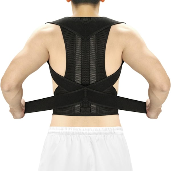 Posture Corrector Rygstøtte Komfortabelt justerbart holdningskorrigeringsbælte til kvinder mænd