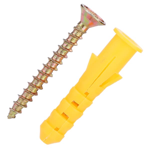 Plastic Expansion Wall Plug Screw Fasteners Self-tapping Screws Fastener Hardware Kit (M8)