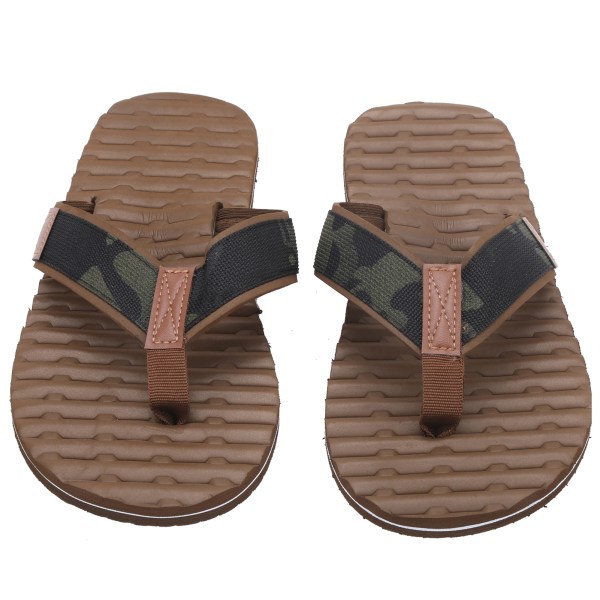 Sommer letvægts flipflops flerlags hjemmesko EVA flipflops mudderfarve bund (40 )