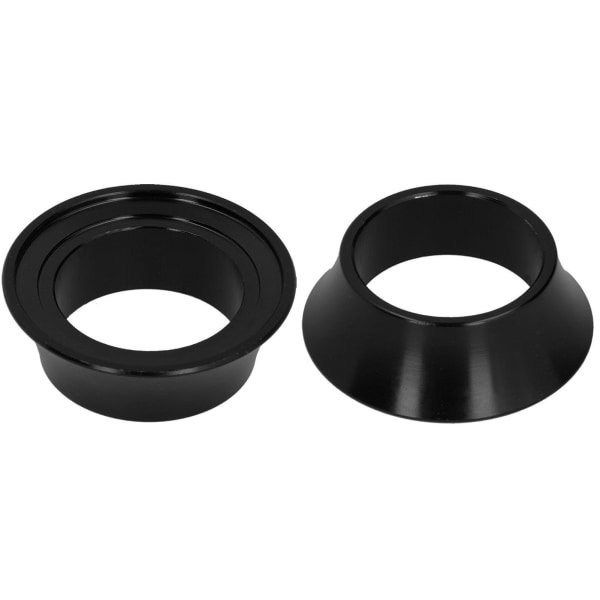 2st CNC-alumiiniseos 15mm Pyörä Taper Washer Pyörä Etuhaarukka Kartiomainen Ohjainlaakeri Musta