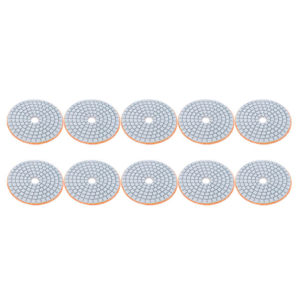 10 stk 3 tommer slibeskiver Pad polering polerdiamant til marmorbetonsten 300 mesh