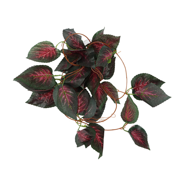 Reptilsimuleringsanlegg Dekorativ landskapsplanlegging Kunstig vintreet for reptilregnskog BoxNFF-85 Red Star Leaf