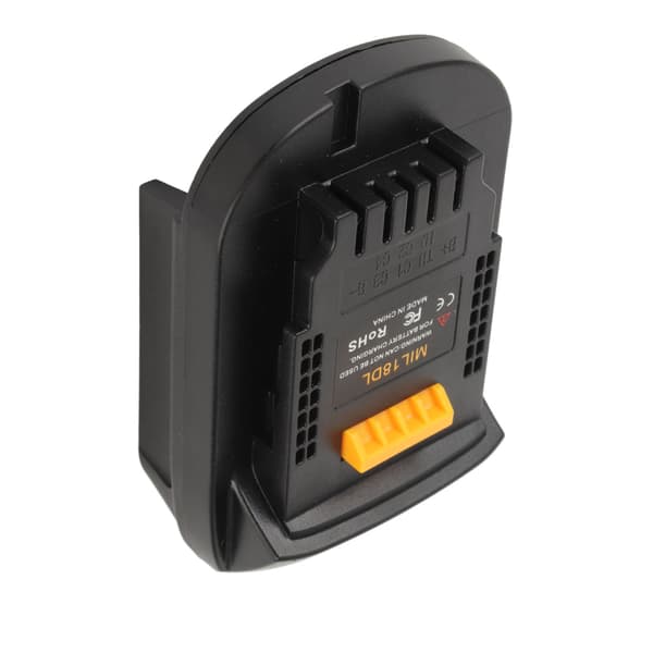 Lithium batteriadapter Power Tool Dock Power Connector Converter til Milwakee 18V MIL18DL