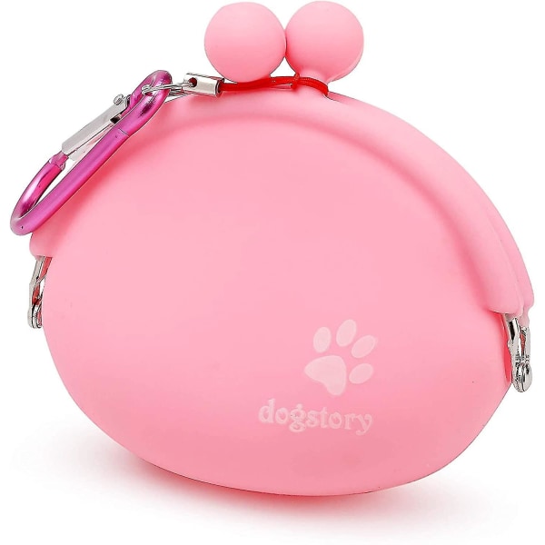 Hundgodisväska Mode Bärbar Multi-purpose Liten Treat Pouch Pet Treat Bag för hundträning Sport (rosa)