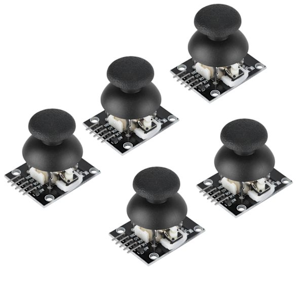 5 Styck Dual-axis Joystick Module för Arduino Gamepad Control