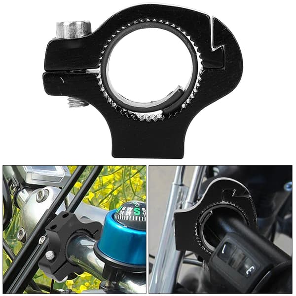 Cykelkopholder Motorcykel Cykel Styrefasts Drikkedunkholder (sort)