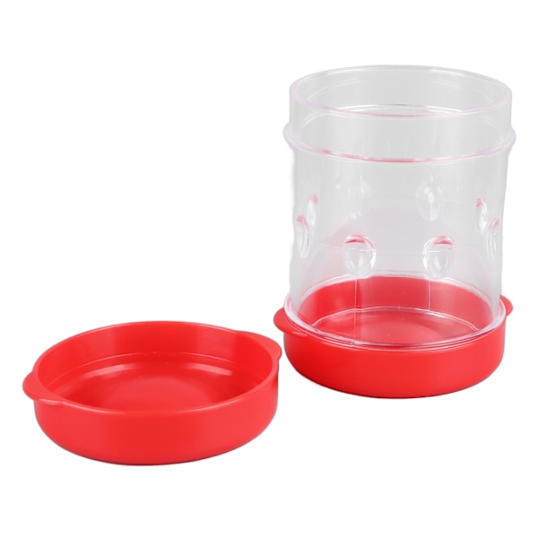 Hard Boiled Egg Peeler Hand Crank Egg Peeler Shaker Egg Shell Remover Tool for Kitchen Accessories Red