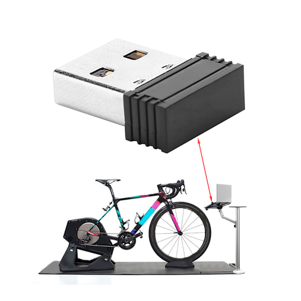 ANt USB-lähetin-vastaanotin yhteensopiva Garmin-pyörätietokoneen pyöräilyyn (langaton)