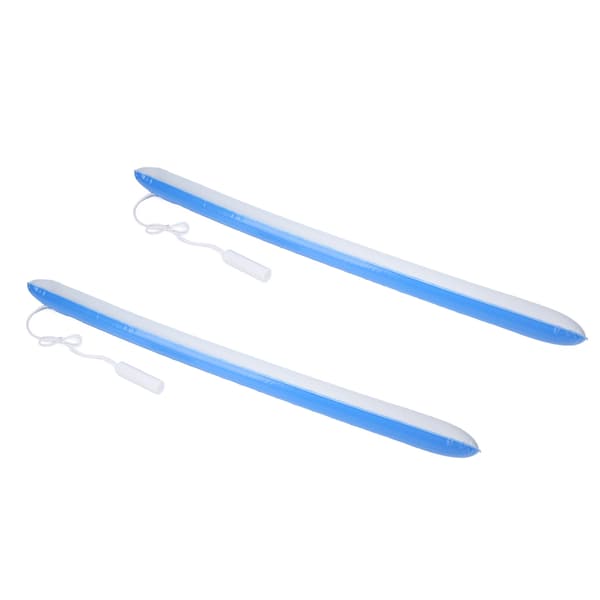 2 stk Oppblåsbare Utendørs Campinglamper Bærbare Foldbare Oppblåsbare LED Campinglys for Camping Utendørs