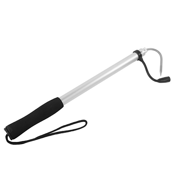 Rostfritt stål Teleskopfiske Gaff Krok Havsfiske Fiskeredskap i aluminiumlegering B typ (mitten)