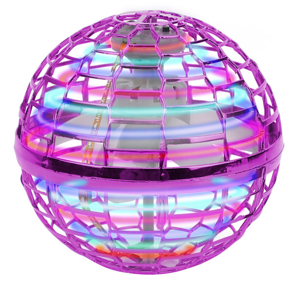 Mini Drone Värikäs RGB-valo Kiertävä Lentävä Leikki Induktio Lentävä Leikki Lapselle Lahja Vaaleanpunainen