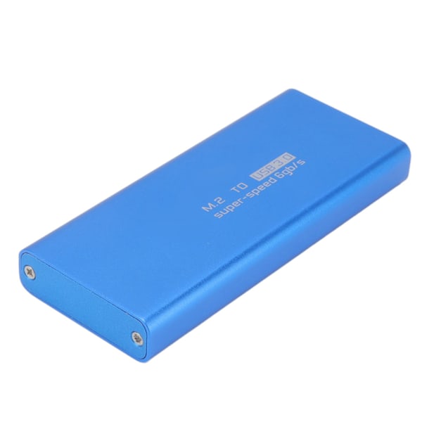 MSATA til USB3.0 kabinett Adapterveske 6 Gbps Blå MSATA SSD-adapter for 30x30 mm 50x30 mm ekstern SSD-harddisk