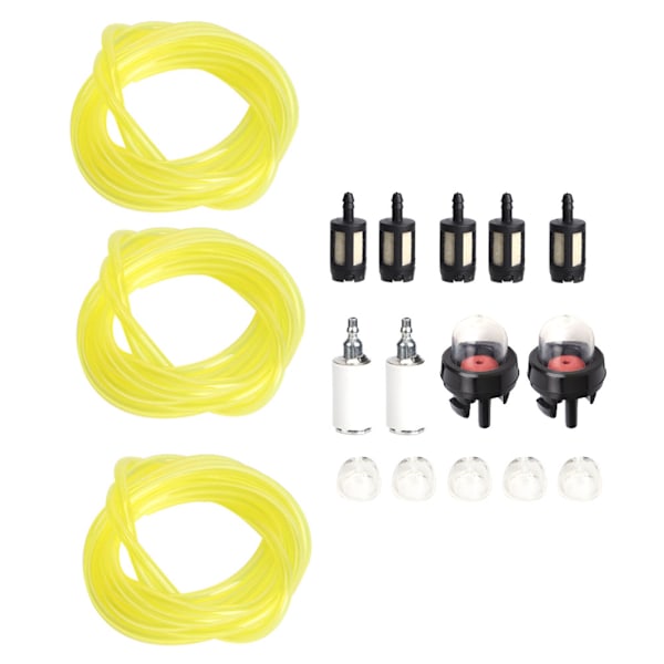 3 st 1,5 m motorsåg Universal bränslerör Bränslefilter Primer Bulb Set Passar för Poulan Snap