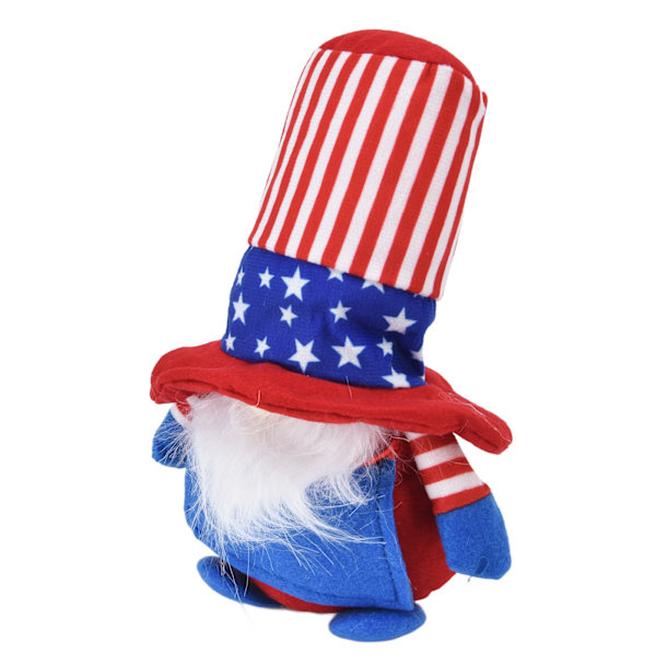 Plysch Gnome Doll Ansiktslös rund hög hatt Barn present dvärgdocka prydnad för soffa sovrum C förkläde