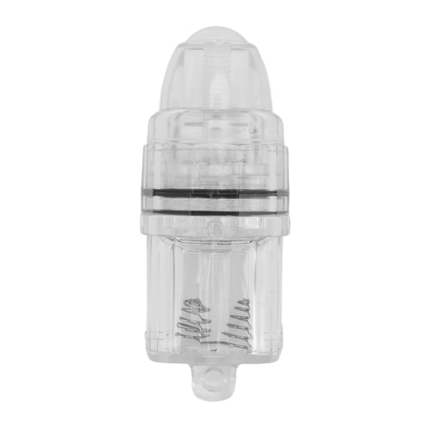 Deep Drop Fiskeri Lys Transparent Plast AA Batteridrevet LED Fiskeri Lys til Trolling Hav Ferskvand Hvid