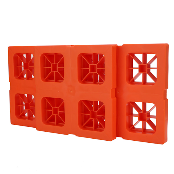 5 stk utjevningsblokker Kit Interlocking Lift AntiSlip-puter med stropp for RV Campers Trailer