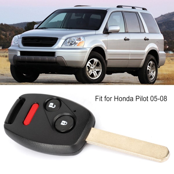 3-knaps fjernbetjening bilnøgle 433MHz med chip CWTWBIU545 Passer til Honda Pilot 05-08