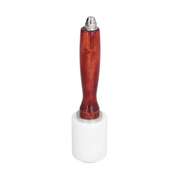 Lær Carving Hammer DIY Leathercraft Trehåndtak Nylon Mallet for Leathercraft Carving
