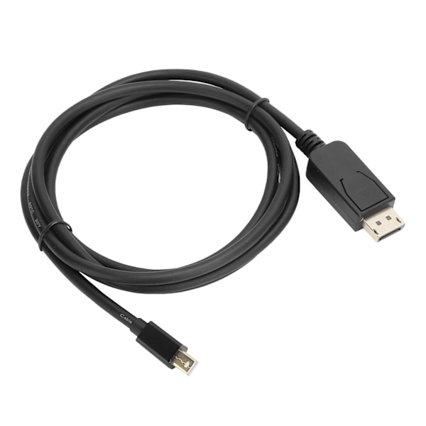 Mini DP til DP-kabel Svart ABS-plugg for OS X datamaskinnettverkskonverter 4K ved 60Hz 3 meter