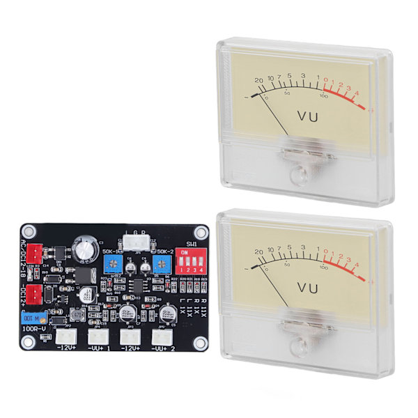 High Accuracy Power Amplifier VU Meter Preamplifier Audio Level Meter with Driver Board
