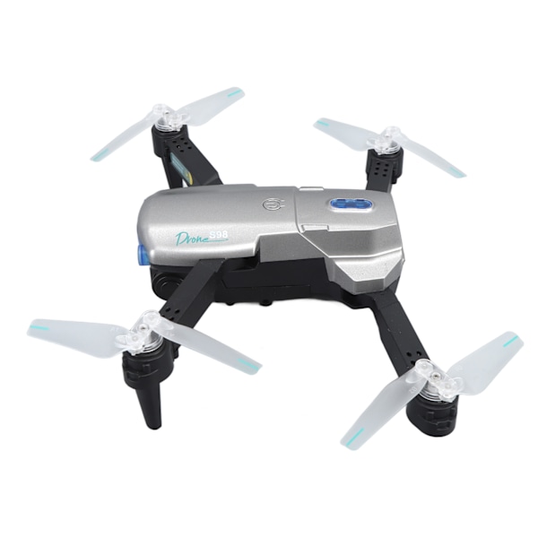 Vikbar 4K Dual Camera RC Quadcopter med Obstacle Avoidation och LED-lampor - 2,4 GHz, 4 kanaler (14+ år)