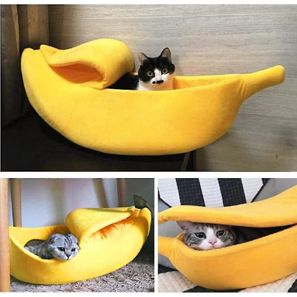 Banan Katteseng for Katter, Kaniner og Små Hunder