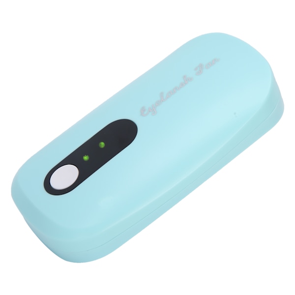Ögonfransar Mini Fön USB Uppladdningsbar Ympning Ögonfransar Förlängning Lim Tork Fläkt Blå