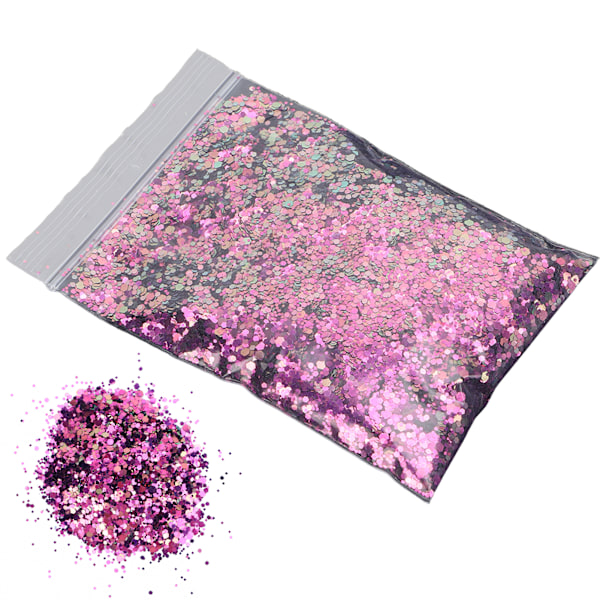 Nagelpaljetter Pulver Blandade Flingor Sparkling Glitter Nail Art Dekoration Sparkles 50gXC004B