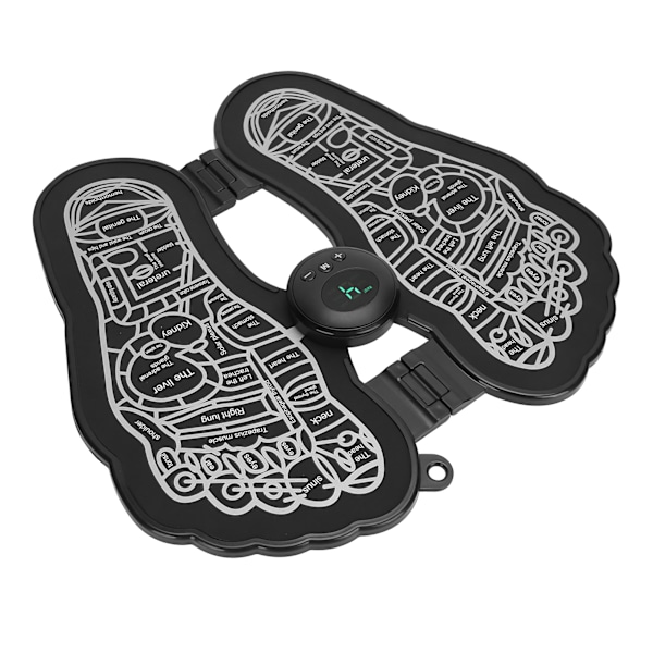 Genopladelig EMS fodmassagepude Foldbar justerbar fodmassagestimulator