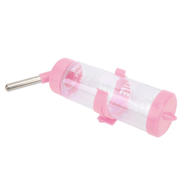 Hamster Vannflaske Dispenser Automatisk Drikkefontene for Smådyr Rosa 125ML