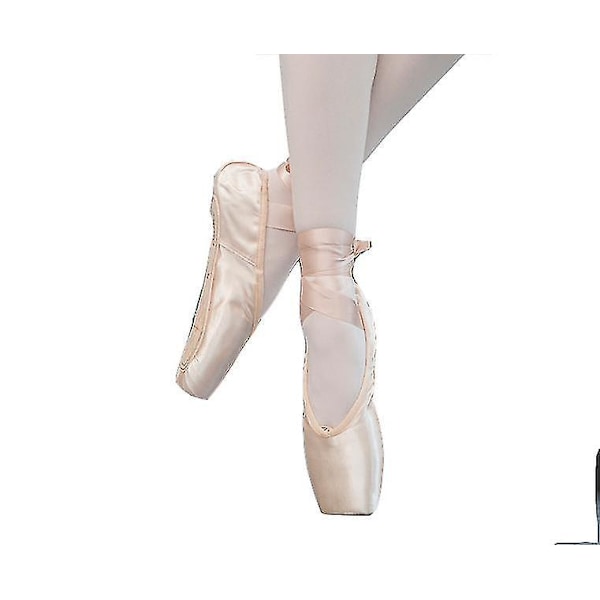 Sorte Ballet Pointe Sko til Piger og Kvinder - Størrelse 37