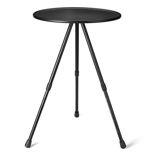 Runt hopfällbart bord Svart Ultralätt lyftbart aluminiumlegering hopfällbart campingbord för utomhus picknick resor Svart