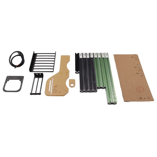 Open Computer Case Mount Excellent Heat Dissipation Vertical Aluminum DIY Frame ATX MATX ITX Open Computer Case Green Black