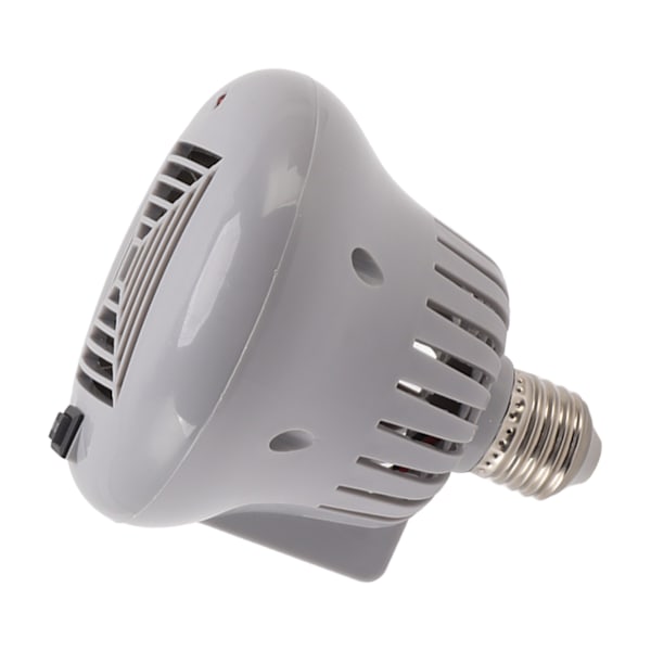 E27 50W til 100W opvarmningslampe til kæledyr med gråt hus 220V 3 trin justerbar baskende glødepære til reptil lille kæledyrsboks